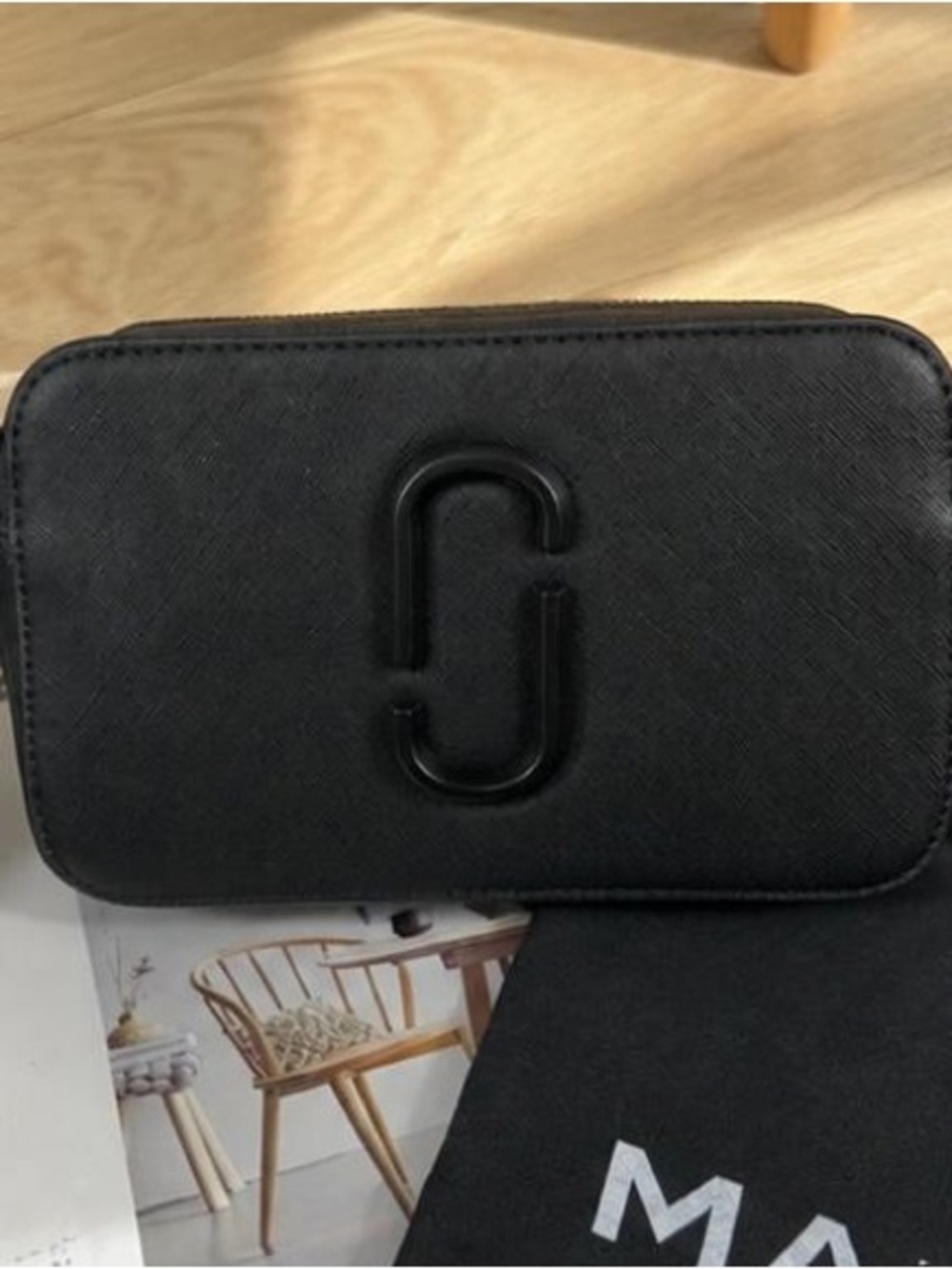 Marc Jacobs Black Compact Crossbody Camera Bag